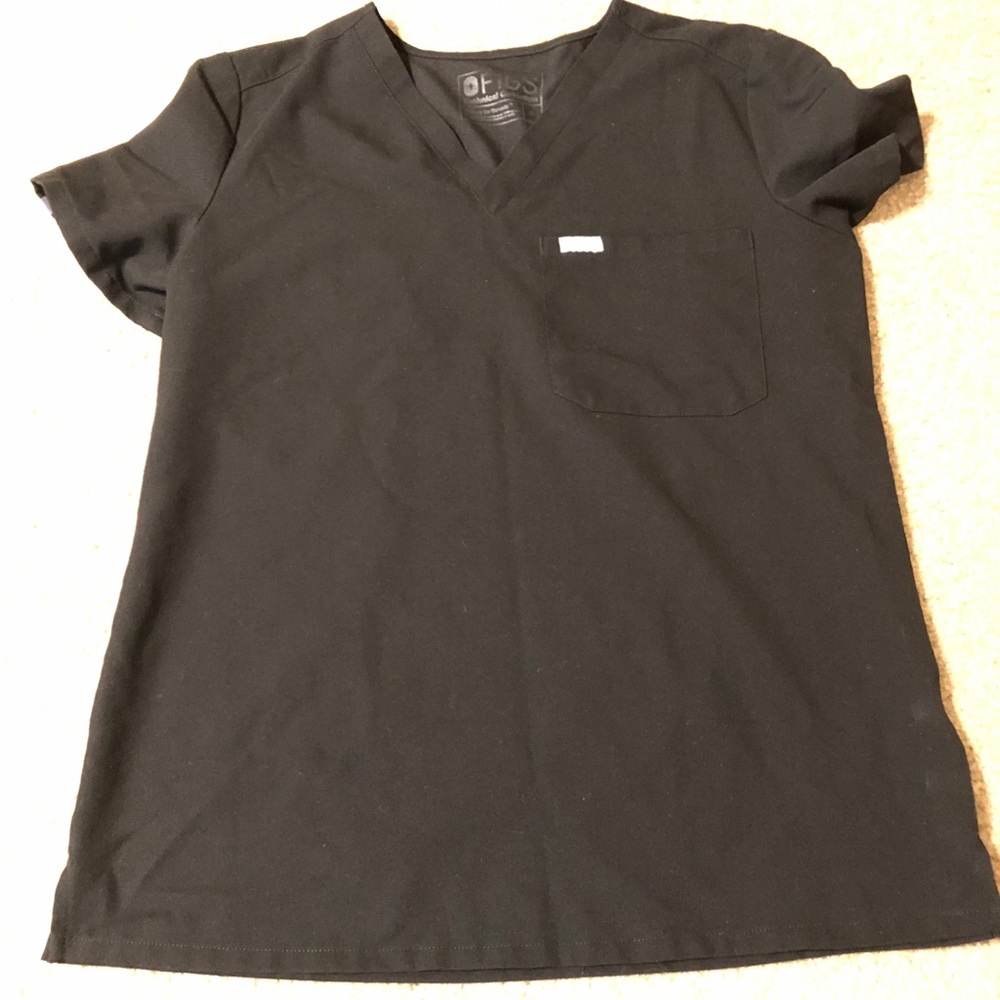 Black size small Figs scrub top